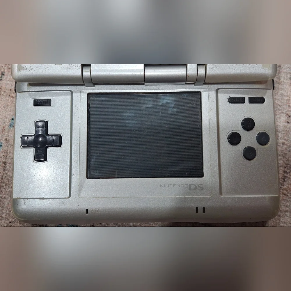 Nintendo DS Original Gray Handheld Japanese Console FLAW READ